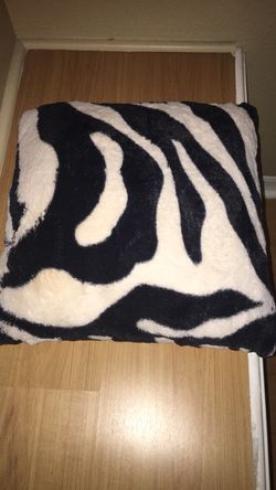 Zebra pillow