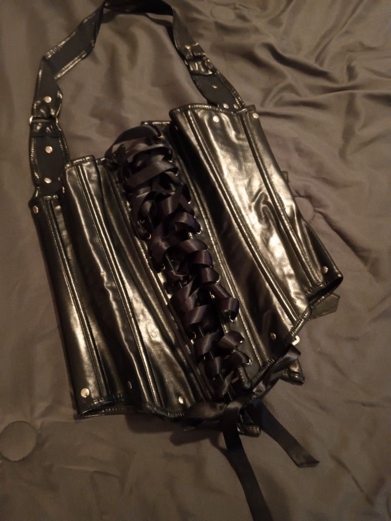 Black Leather Girdle