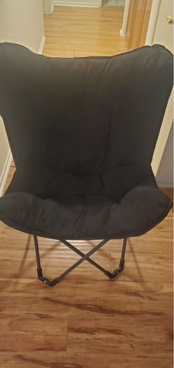 Black Lounge Chair (foldable)