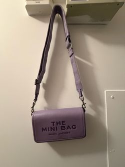 Marc Jacobs The Leather Mini Bag Lilac Purple Crossbody