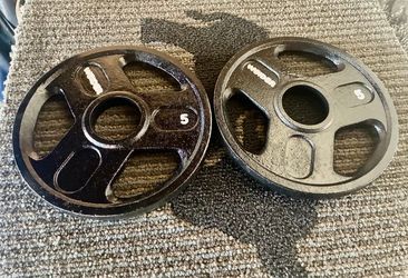 Weider Olympic  2" Weight Plates 5lbs x2