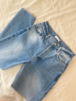ANINE BING Sonya Jean in Blue Reservoir – Size 28 – Never Worn