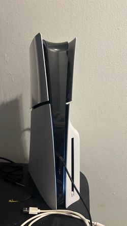 PlayStation 5 Slim Disc Edition with monitor