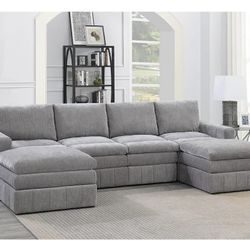 Gray Sectional Sofa