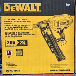DEWALT 20V MAX XR Lithium-Ion Cordless Brushless 2-Speed 21° Plastic Collated Framing Nailer