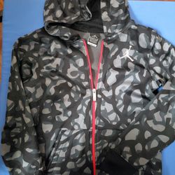 Nike/Air Jordan Therma-Fit Long Sleeve Full Zip Hoodie Jacket Boys Sz MED
