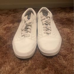 White Vans  Size 11.0