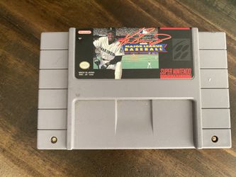 Ken Griffey JR Super Nintendo Game