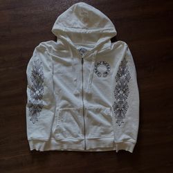White Hoodie Size M