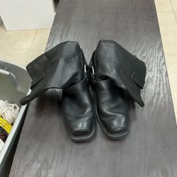 Milwaukee Leather Men's Classic Harness Motorcycle Boots