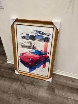 Porsche 911 Premium Framed Wall Art