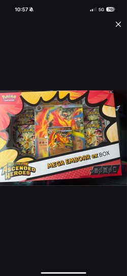 Ascended Heroes Mega Emboar ex Box