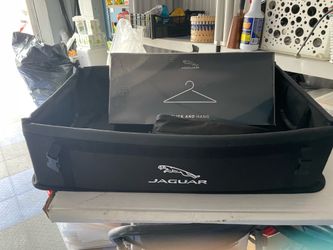 GENUINE JAGUAR COLLAPSIBLE CARGO  Jaguar trunk ORGANIZER Used Approx 25"x15”