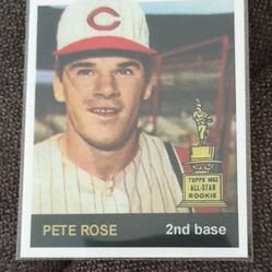Pete Rose #125 Rare Card