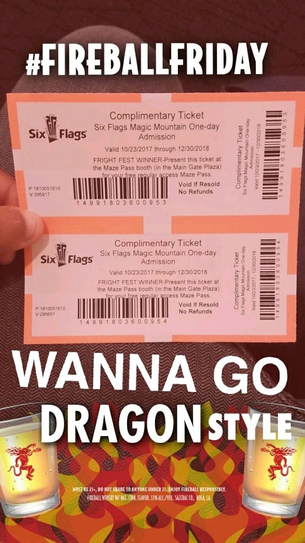 Two Six Flags Fright Fest Night 55 If You Come Today For Sale In San Bernardino Ca Offerup Two Six Flags Fright Fest Night 55 If You Come Today For Sale In San Bernardino Ca Offerup