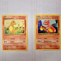 Rare Edition Pokemon Charmander & Charmeleon