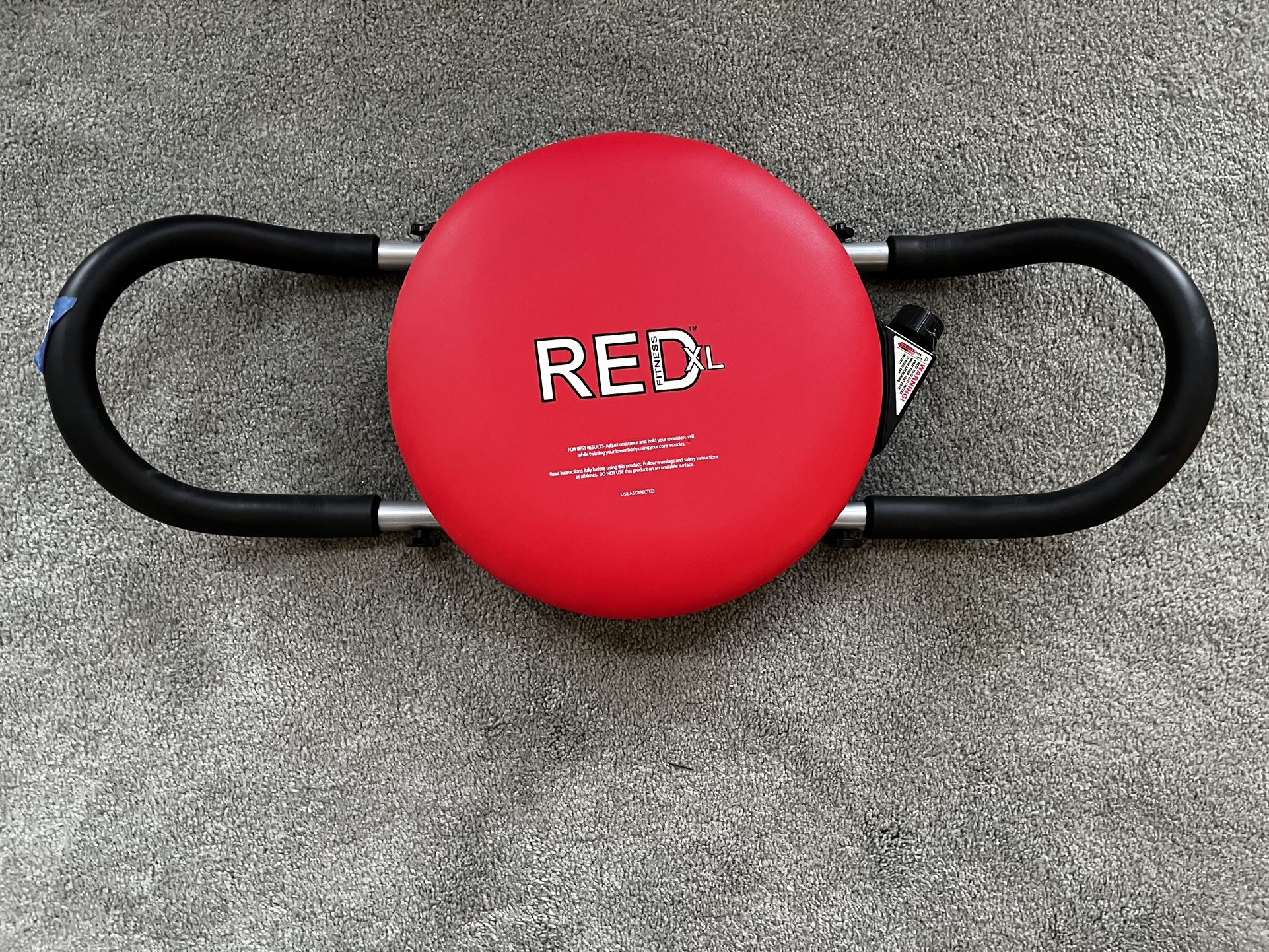 Red Xl Fitness Abdominal Abs Exercise Chair