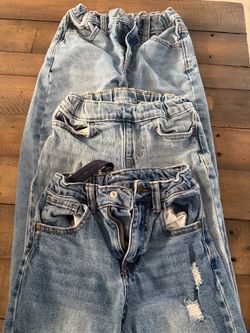 3 pairs of girls size 6 jeans