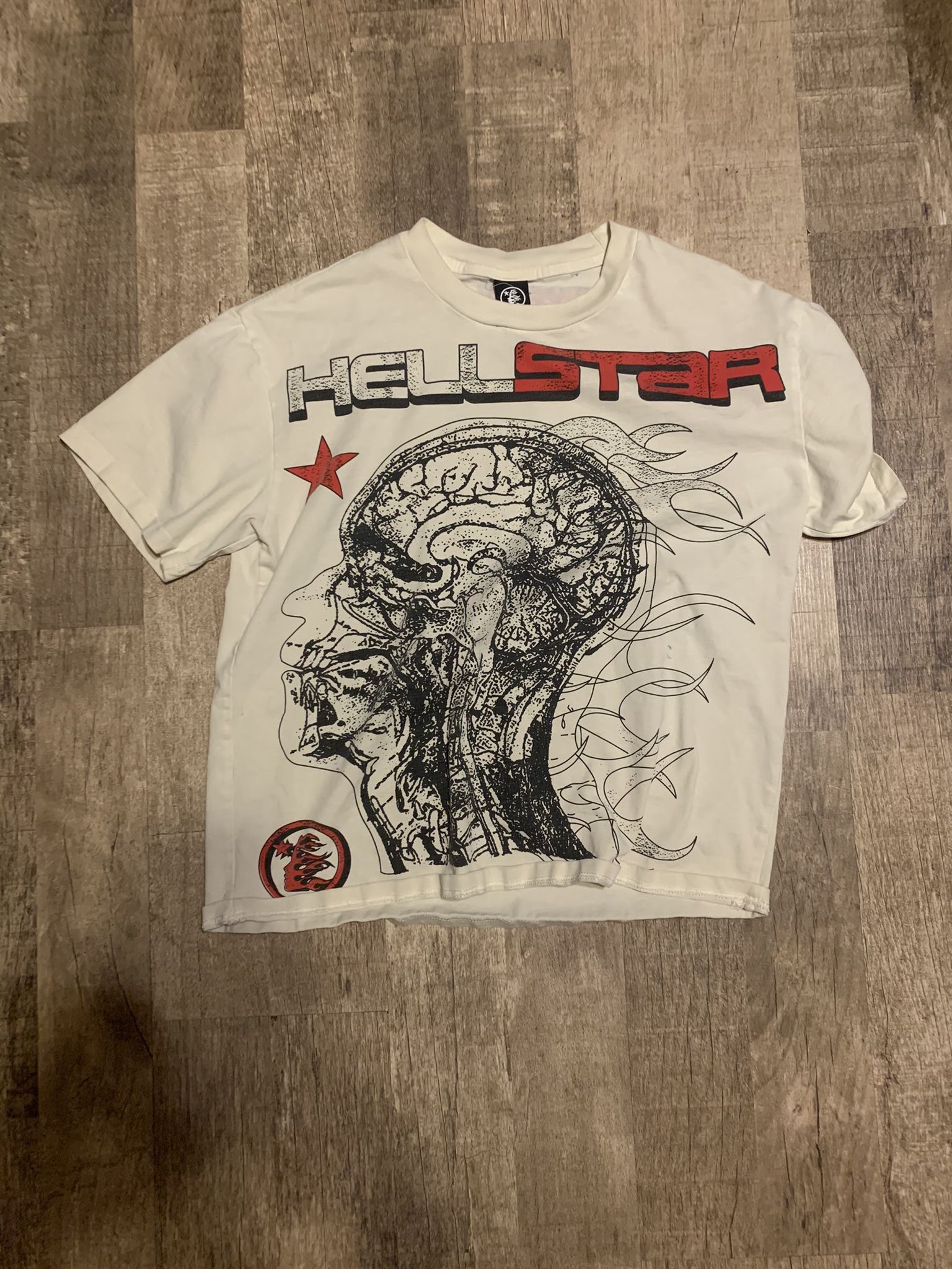 White And Red Hellstar Shirt