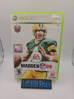 Madden NFL 09 ( Microsoft Xbox 360 , 2008 ) - CIB -