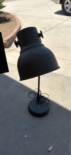 Black Metal Desk Lamp Industrial Style