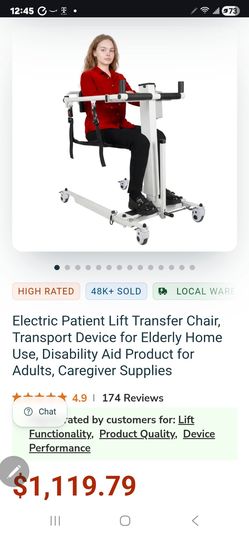 Transport device for elderly, disable