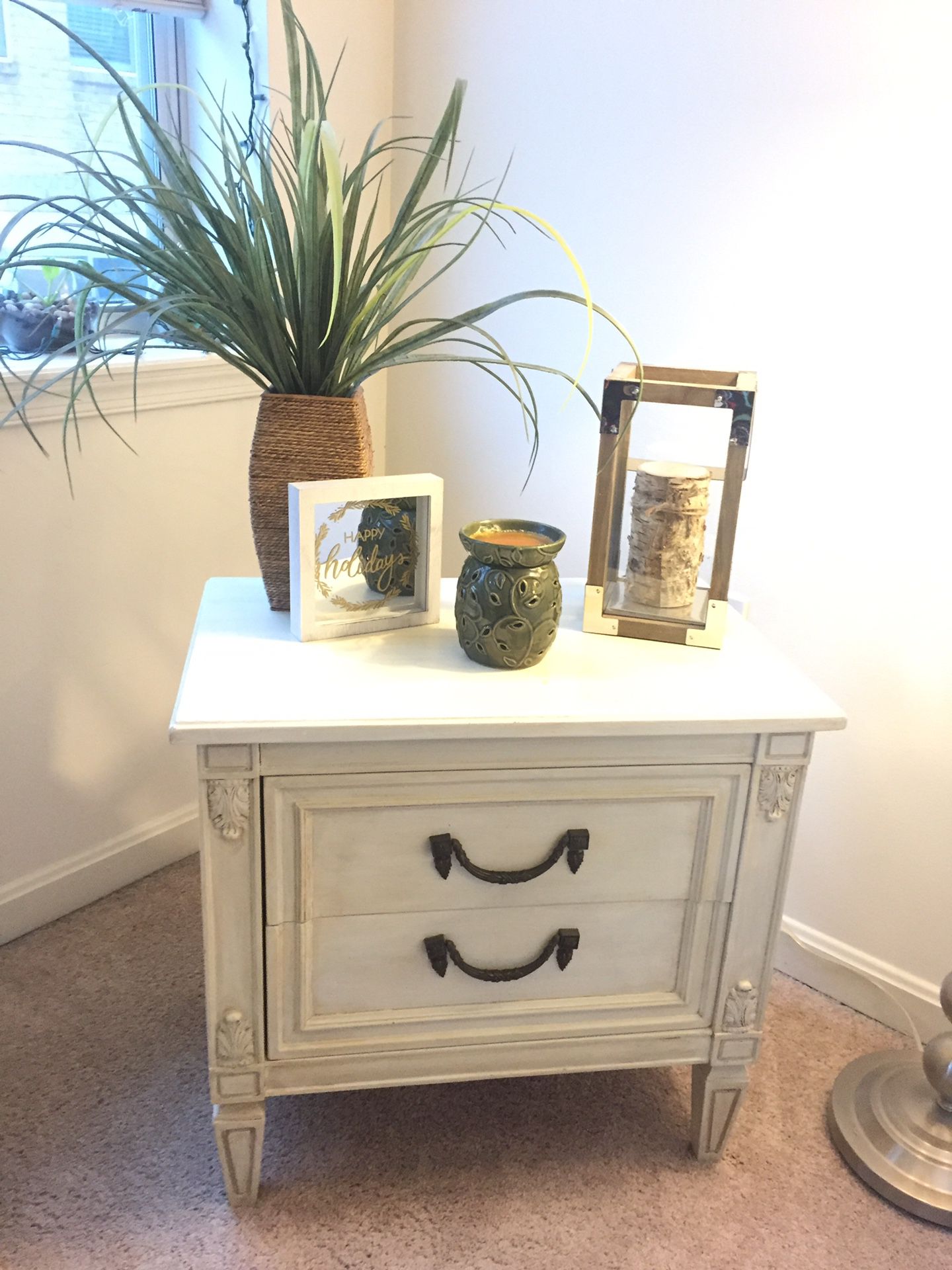 Distressed End Table - Night Stand