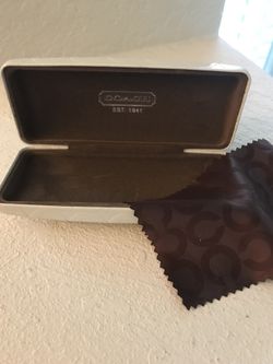 New Coach sunglasses holder