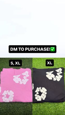 New Denim Tears Black and Pinķ in SMALL AND XL