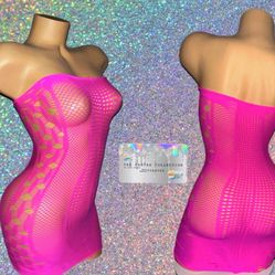 EXOTIC DANCE/ CLUB/ RAVE WEAR: PINK DRESS