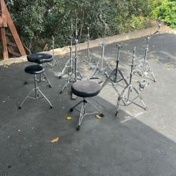 Drums Stands And Hardware. DW, Tama, Ludwig Etc. 