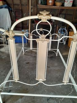 Wrought iron bed frame