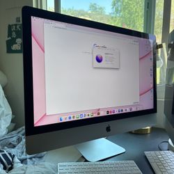 iMac 27 Inches With Apple Keyboard And Mouse 