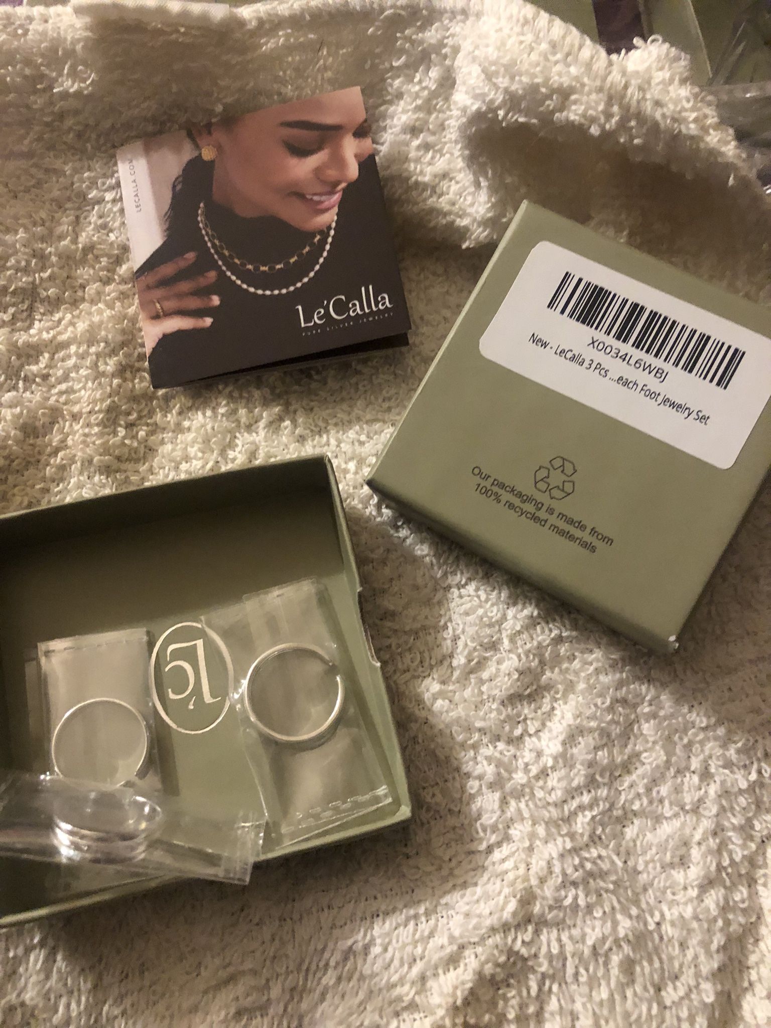 Le Calla 3 PCs Foot jewelry Set