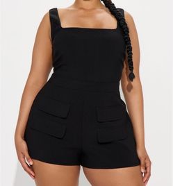 FashionNova Sleeves Crepe Roper Black XL