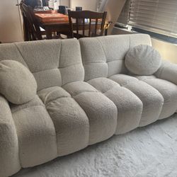 72.8" Boucle Cloud Sofa Couch