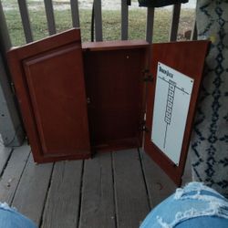 Dart Board/Gaming Cabinet 