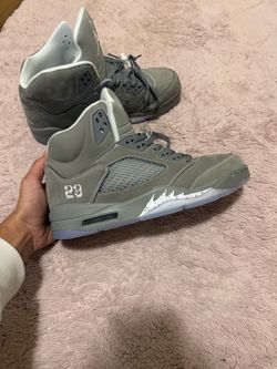 Air Jordan 5 Retro wolf Grey size 10