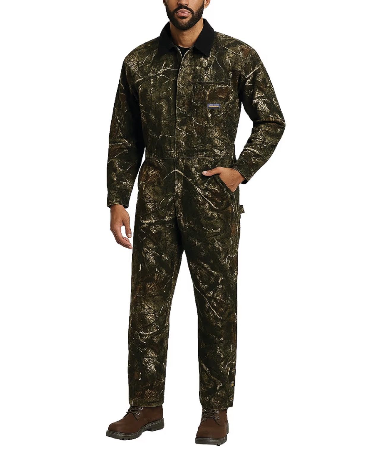 Bass Creek Outfitters Mens Coveralls Water Resistant Long Sleeve Work Wear Jump Suit Insulated
