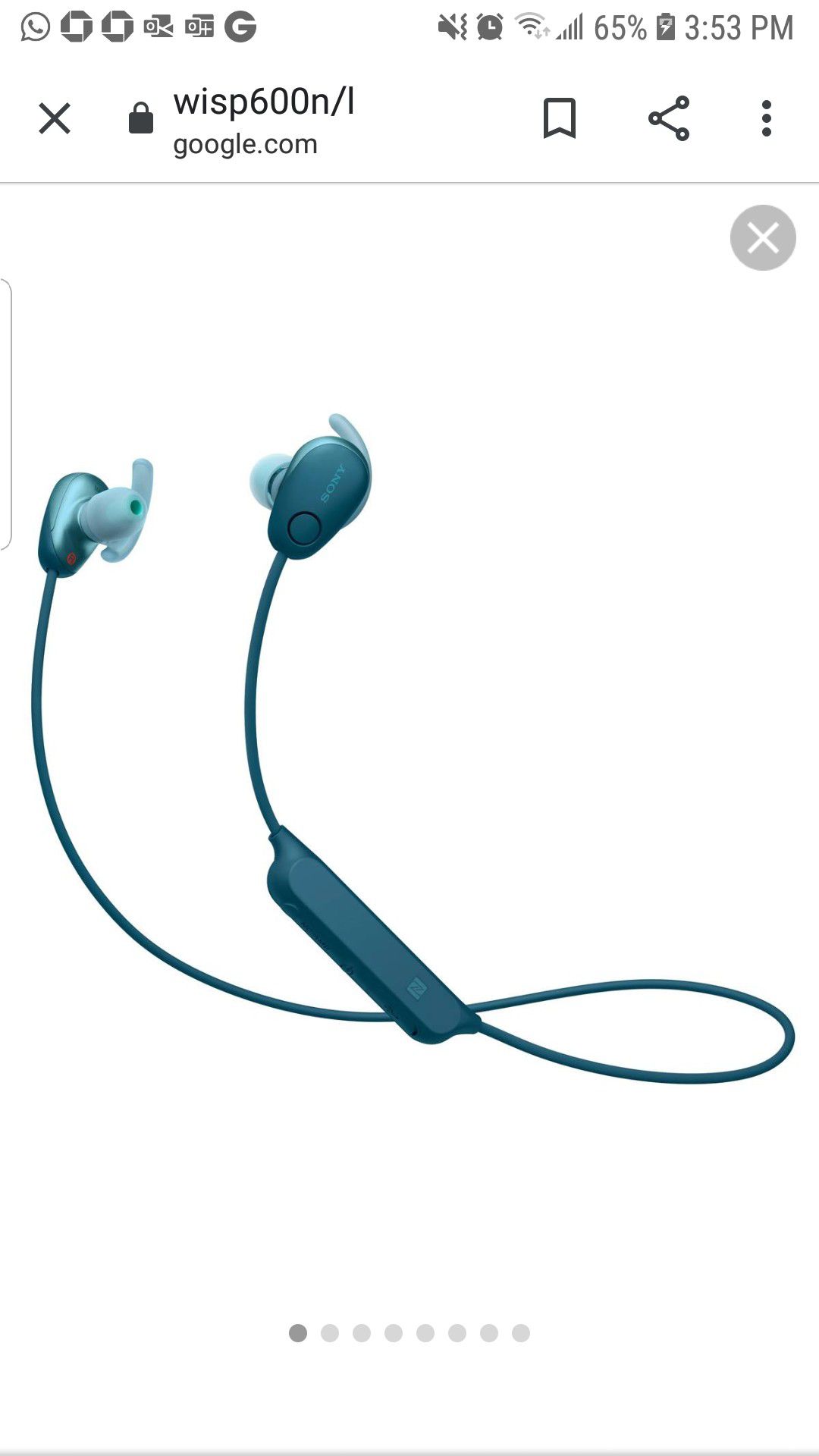 Sony Sport in ear Headphones