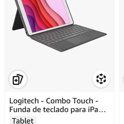 Logitech - Combo Touch - Funda de teclado para iPa... Tablet 