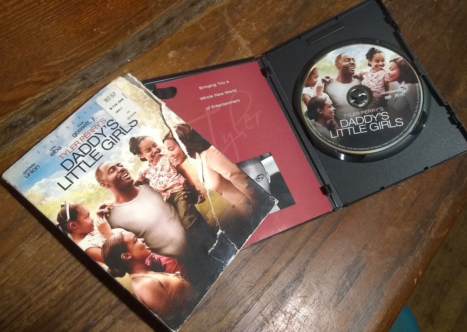 Tyler Perry's 'Daddy's Little Girls' DVD in Original Case and Box