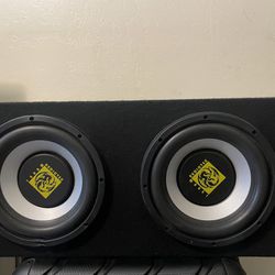 2 10” Subwoofers 