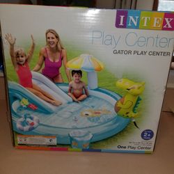 NEW IN BOX INTEX GATOR POOL PLAY CENTER.  PICK UP MIDDLEBORO ONLY FINAL SALE 