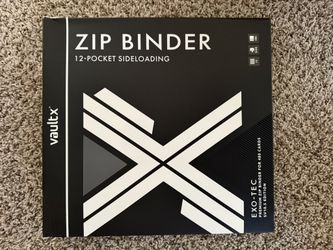 Vault X 10.5 12 Pocket Black Bolt Binder