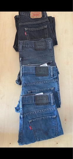 Lot of 4 Levi's 505 |/511; Boys Jeans