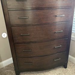 Tall Chest Drawer - Chestnut Brown -Local Pickup