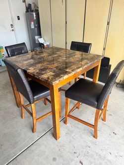 Dining table set for 4