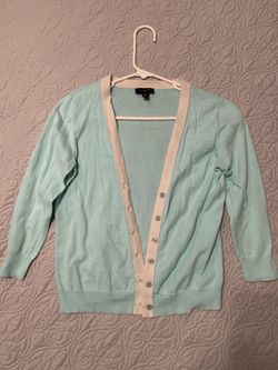 The Limited teal cardigan size medium
