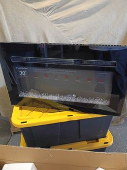 Furrion 30" Electric Fireplace for RV-FF30SC15A-BL.